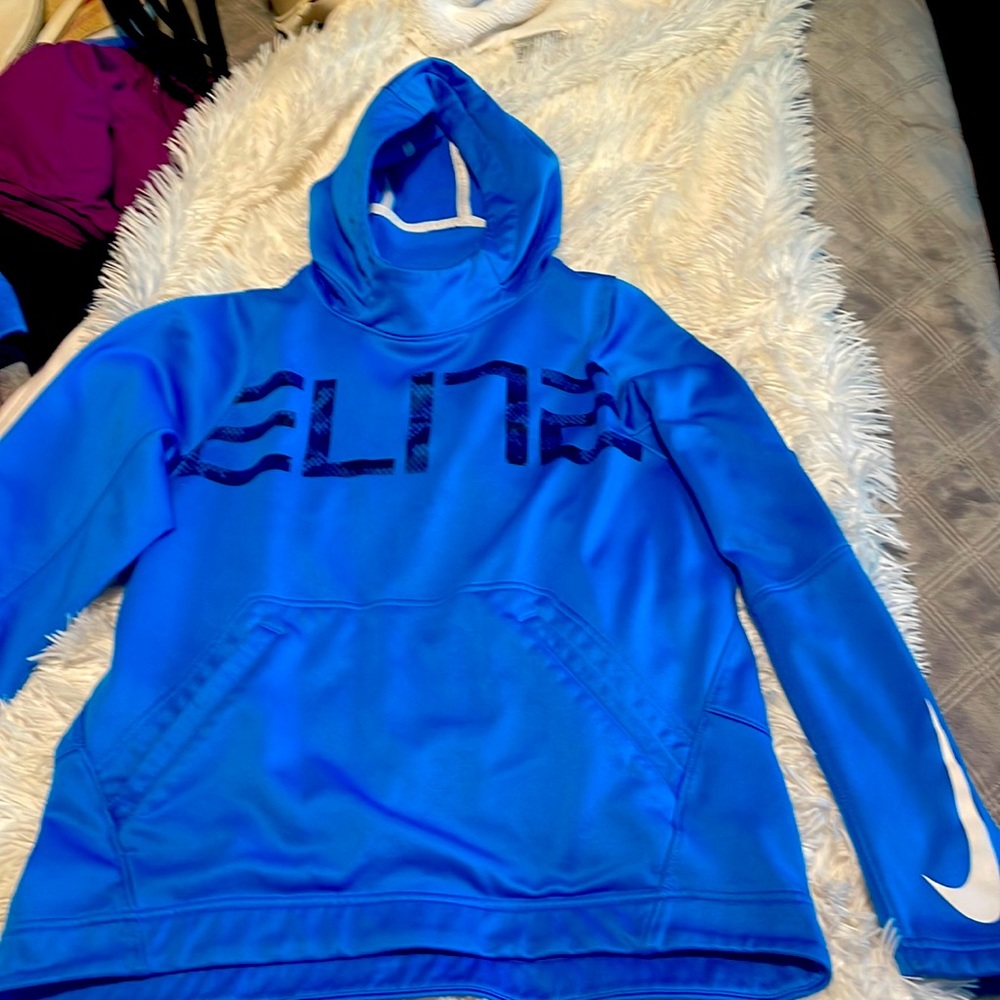 Blue Nike Dry-Fit Hoodie Size XL